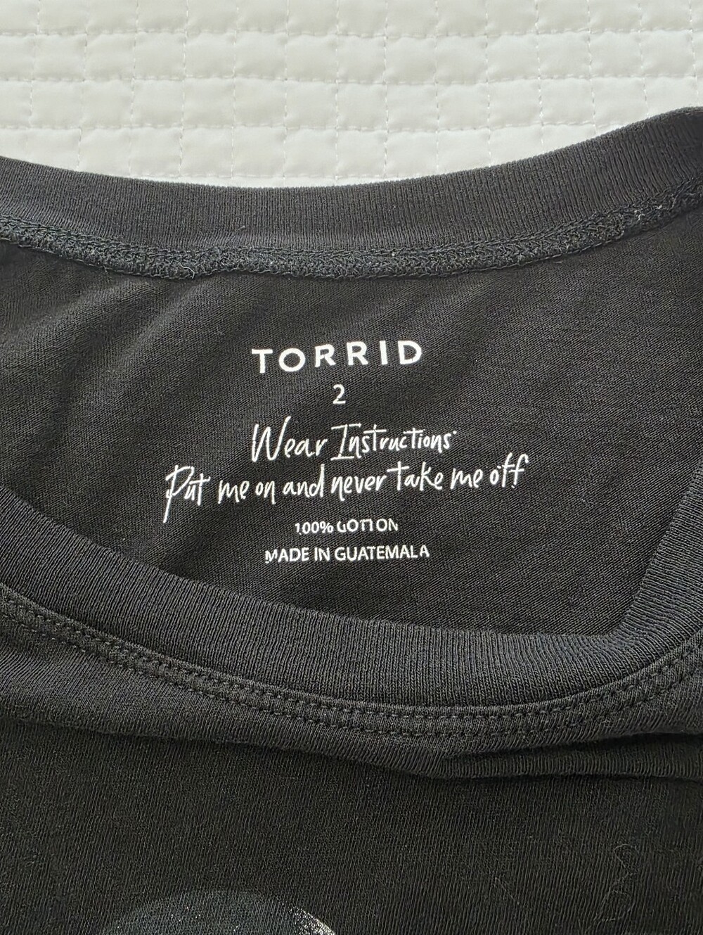 Torrid Black Moon Phase Grid Graphic Tee - Plus Size - Picture 2 of 9